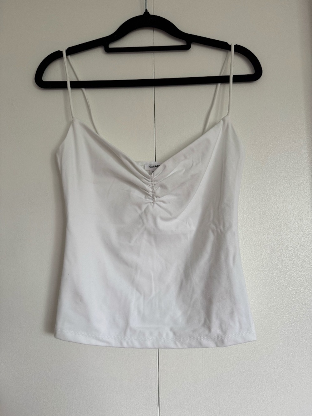 White Cinched Tank Top - Garage